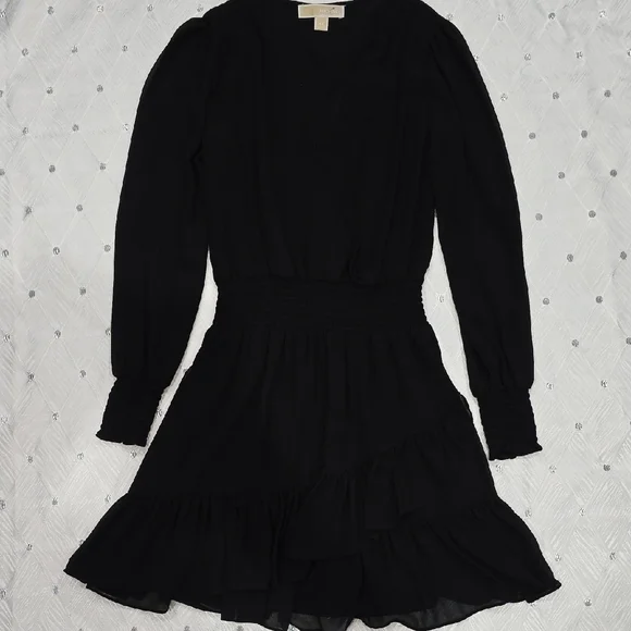 Michael Kors Black Long Sleeve Dress - Picture 2 of 6